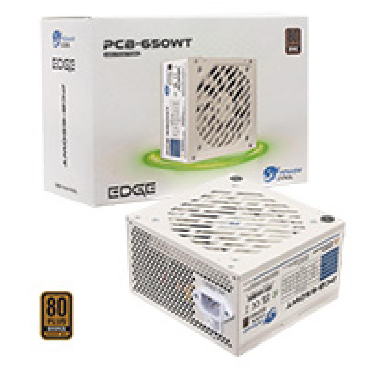 Powercool Edge White ATX 650W 80 Plus Bronze 230V Power Supply