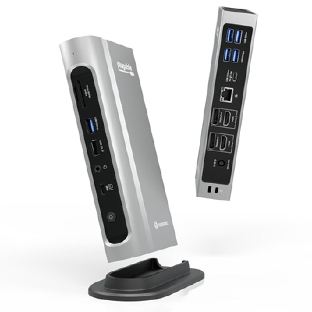 Plugable TBT4-UDZ ThunderBolt 4 Quad Monitor 100W USB-C PD 2.5GbE Docking Station