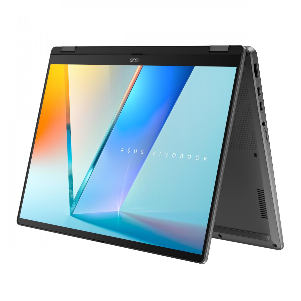 ASUS Vivobook 14 Flip TP3407SA-QL011W Intel Core Ultra 5 226V Hybrid (2-in-1) 35.6 cm (14") Touchscreen WUXGA 16 GB LPDDR5x-SDRAM 512 GB SSD Wi-Fi 7 (802.11be) Windows 11 Home Grey