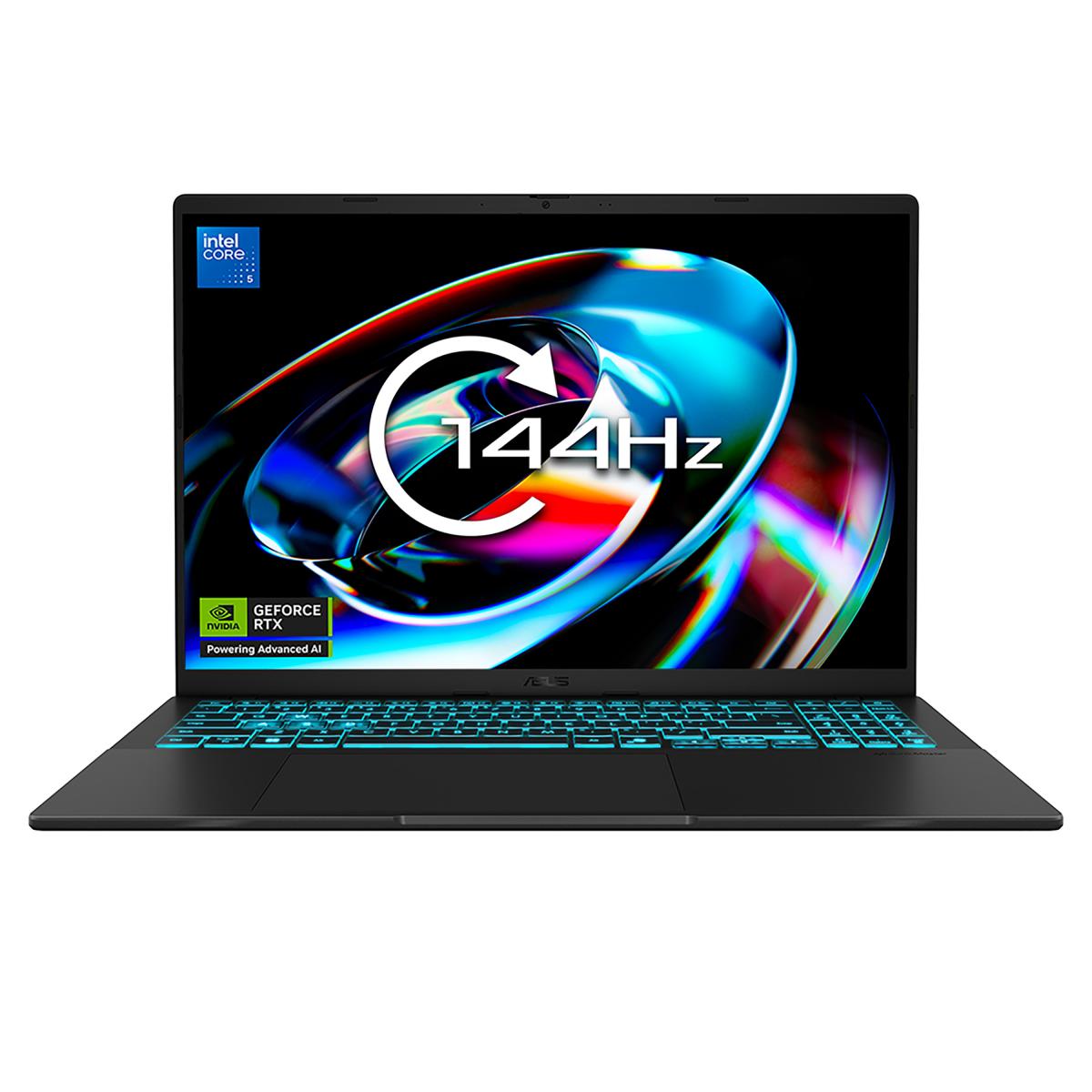 ASUS V16 V3607VH-RP011W Intel Core 5 210H Laptop 40.6 cm (16") WUXGA 16 GB DDR5-SDRAM 512 GB SSD NVIDIA GeForce RTX 5050 Wi-Fi 6 (802.11ax) Windows 11 Home Black