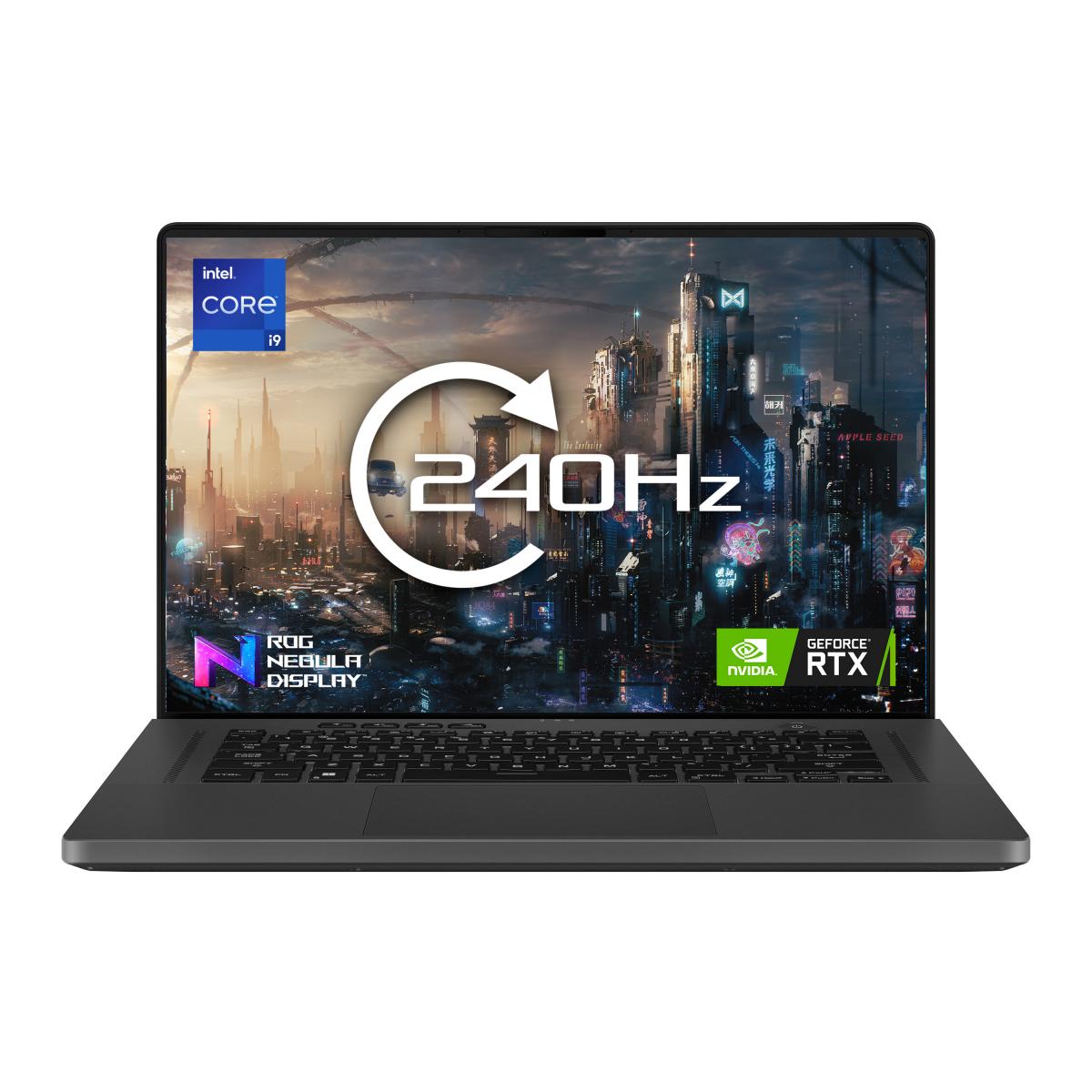 ASUS ROG Zephyrus G16 GU603VI-N4020W Intel® Core™ i9 i9-13900H Laptop 40.6 cm (16") WQXGA 32 GB DDR4-SDRAM 1 TB SSD NVIDIA GeForce RTX 4070 Wi-Fi 6E (802.11ax) Windows 11 Home Black, Grey