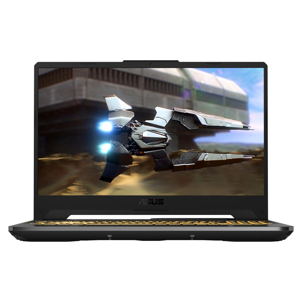 ASUS TUF Gaming F15 FX506HEB-HN145W Intel® Core™ i5 i5-11400H Laptop 39.6 cm (15.6") Full HD 8 GB DDR4-SDRAM 512 GB SSD NVIDIA GeForce RTX 3050 Ti Wi-Fi 6 (802.11ax) Windows 11 Home Black, Grey