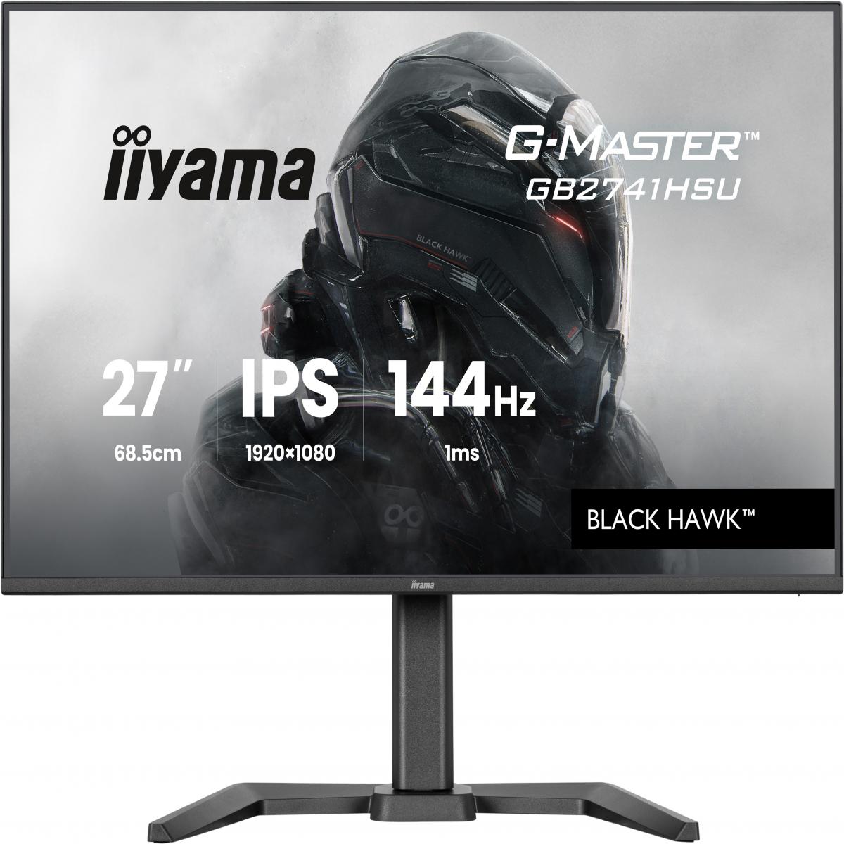 iiyama G-MASTER GB2741HSU-B1 computer monitor 68.6 cm (27") 1920 x 1080 pixels Full HD LED Black