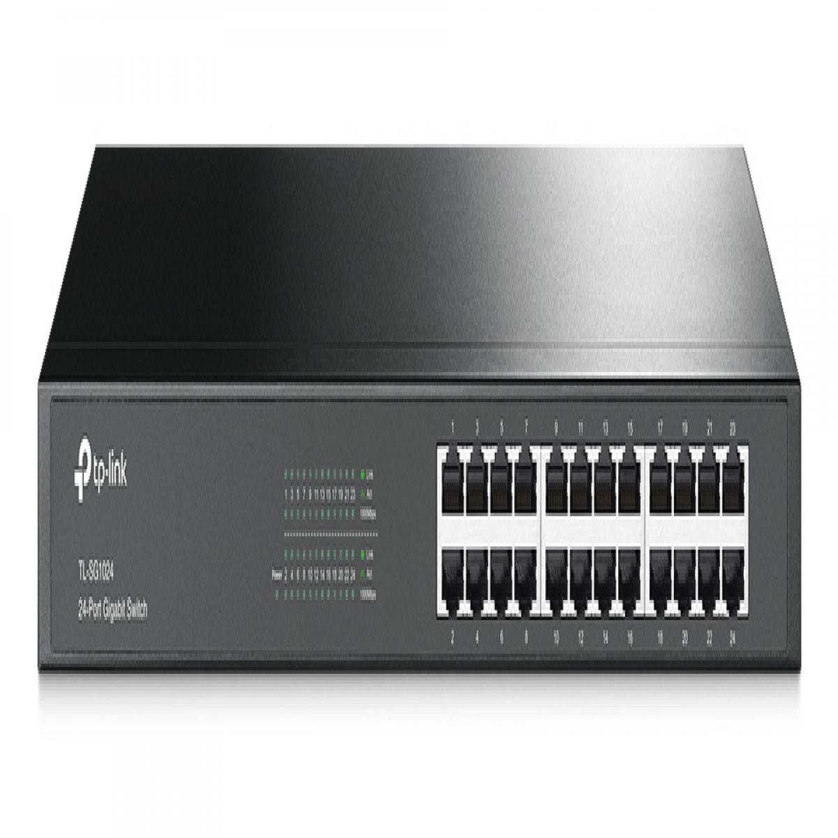 TP-Link TL-SG1024 network switch Unmanaged L2 Gigabit Ethernet (10/100/1000) Black