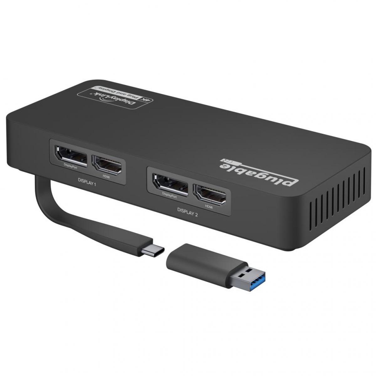 Plugable DP & HDMI Dual Monitor Adapter