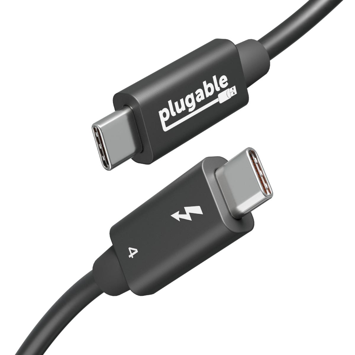 Plugable TBT4 USB4 240W EPR Cable 3.3ft