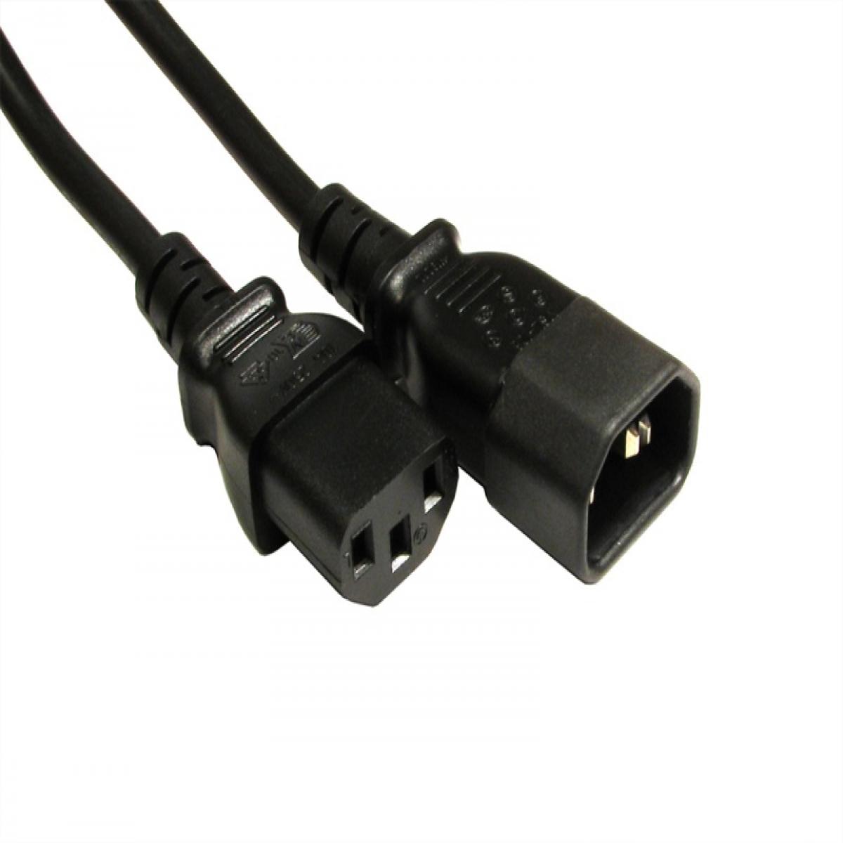 CDL 5m C14 to C13  Extension Black
