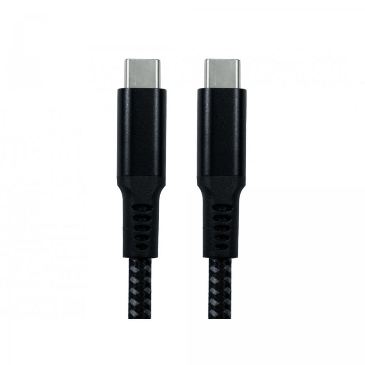 CDL 1m Black USB Type C M-M Braid