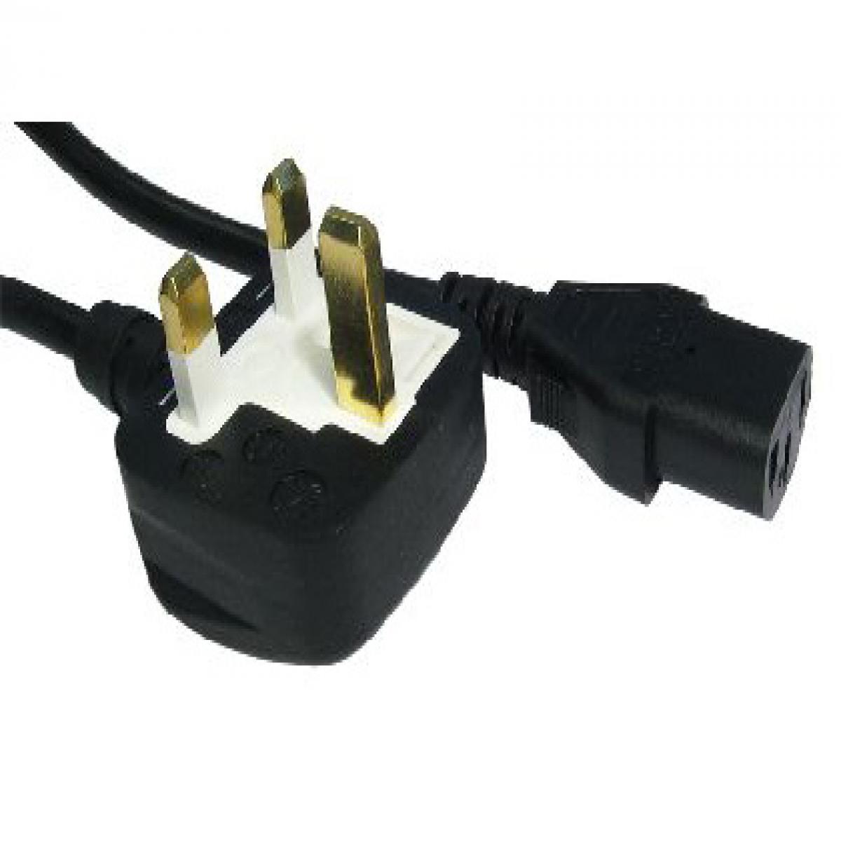 CDL 3m UK Plug to C13  - Black