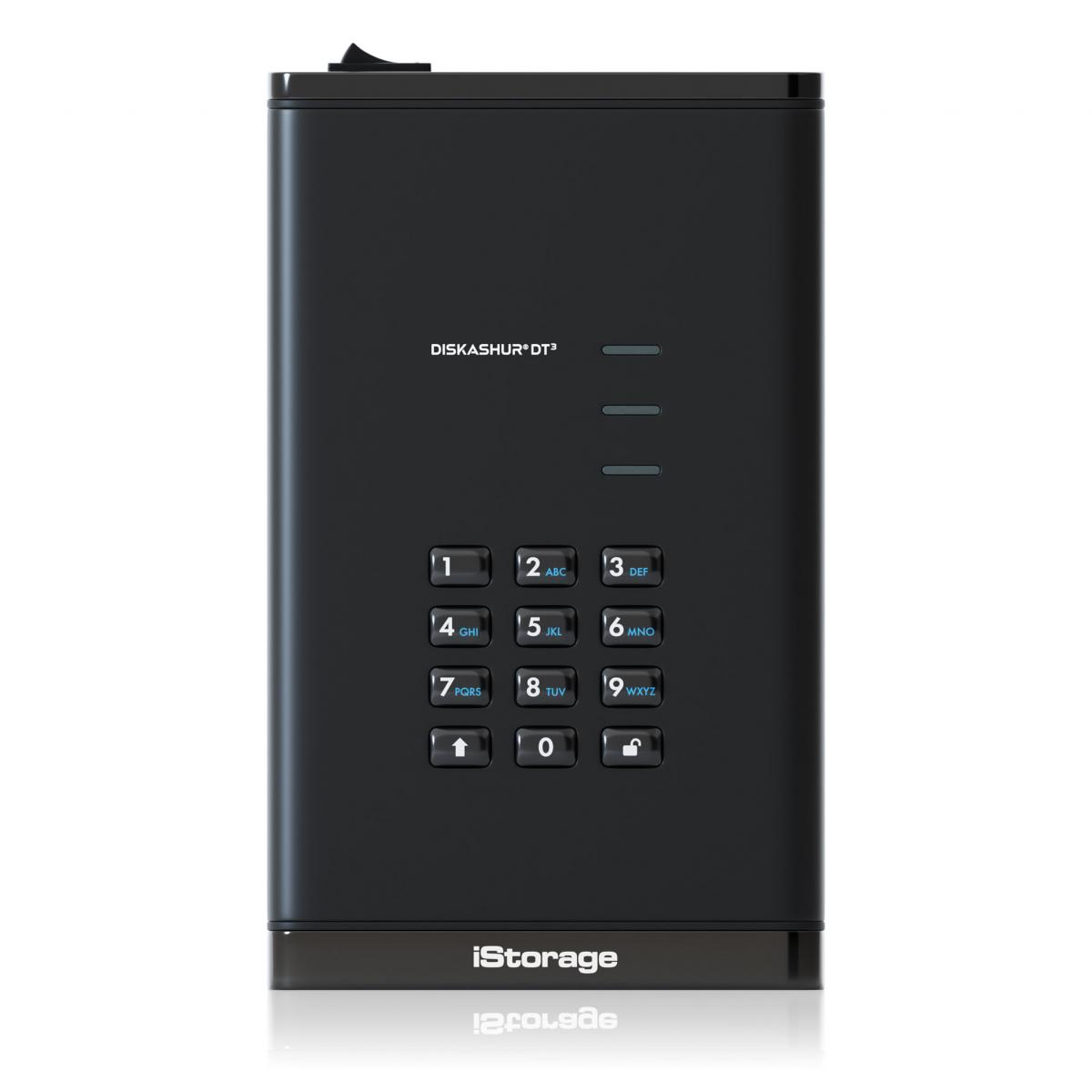 iStorage diskAshur DT³ HDD 20TB | Secure Portable Desktop Drive |FIPS 140-3 Level 3 pending| AES-XTS 256-bit Hardware Encryption | Common Criteria EAL5+ (Hardware Certified) | PIN protected | OS & Platform Independent |GDPR, TAA Compliant|Brute force hac