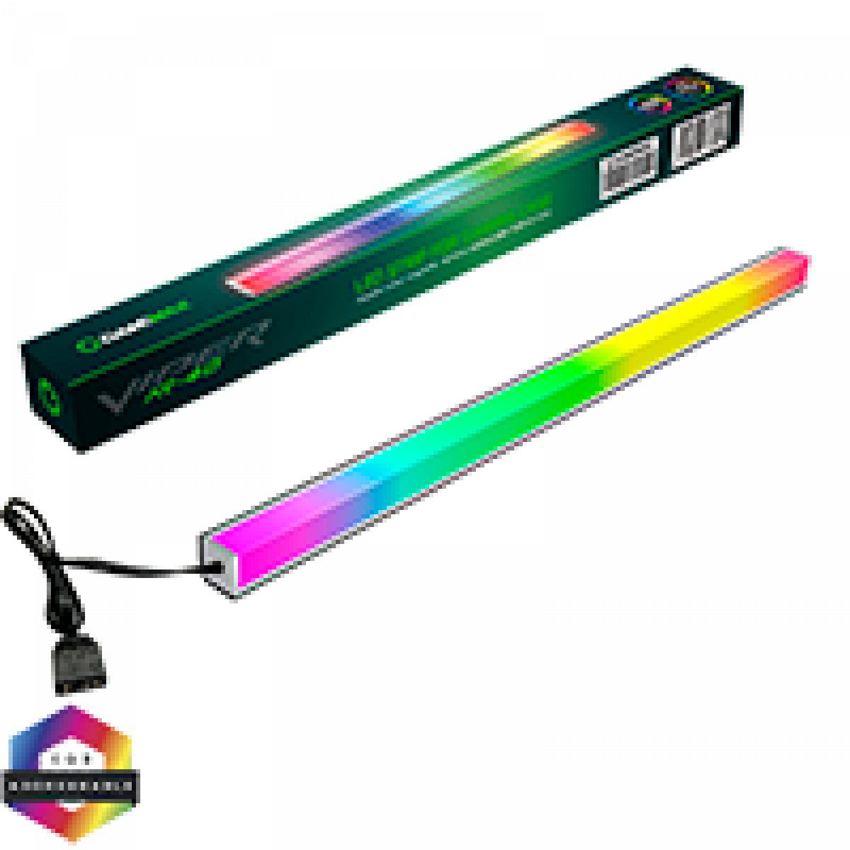 GameMax Viper AR-40 Double Side Magnetic Rainbow ARGB LED Strip