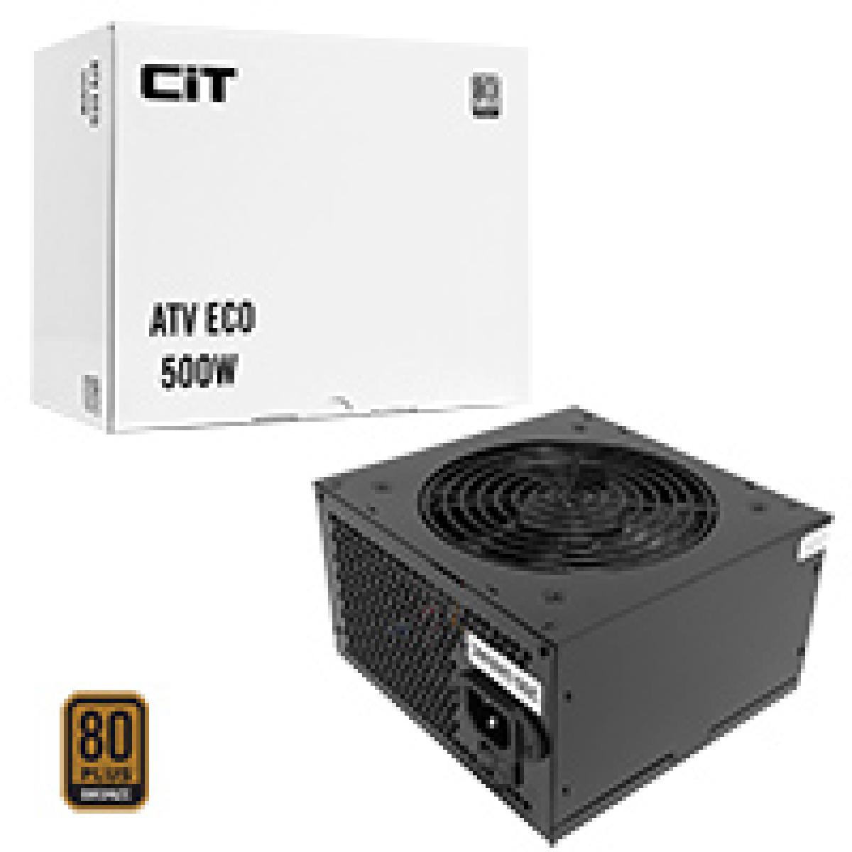CiT ATV Eco Bronze 500W 230V 12cm Fan APFC Power Supply