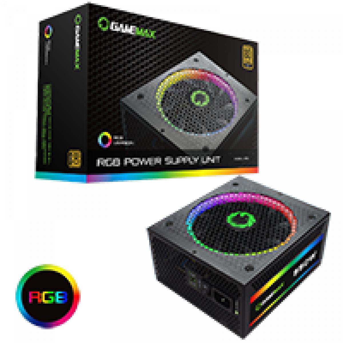 GameMax 550W Modular RGB Gold 80 Plus 14cm RGB Fan