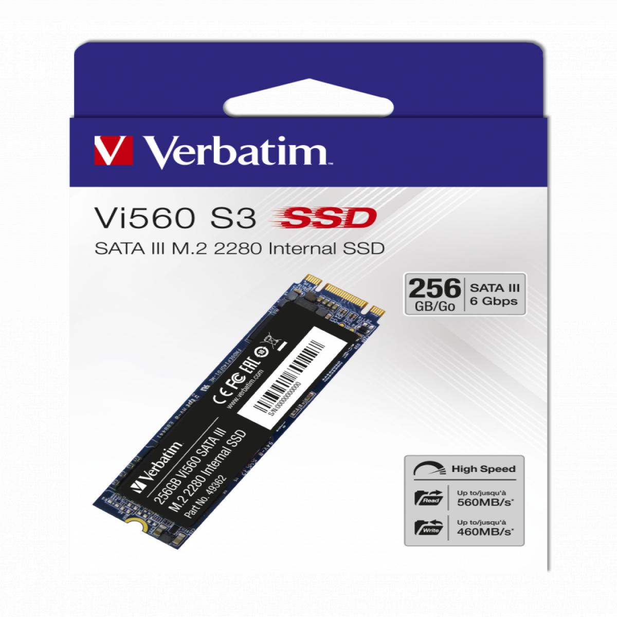 Verbatim Vi560 S3 M.2 SSD 256GB