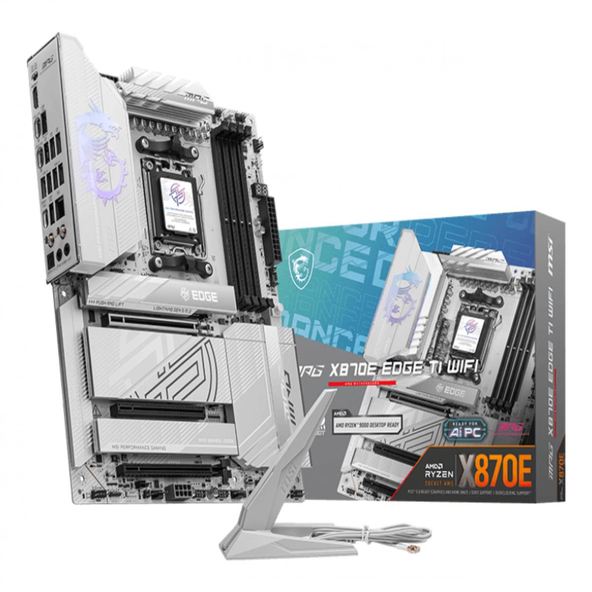 MSI MPG X870E EDGE TI WIFI motherboard AMD X870E Socket AM5 ATX