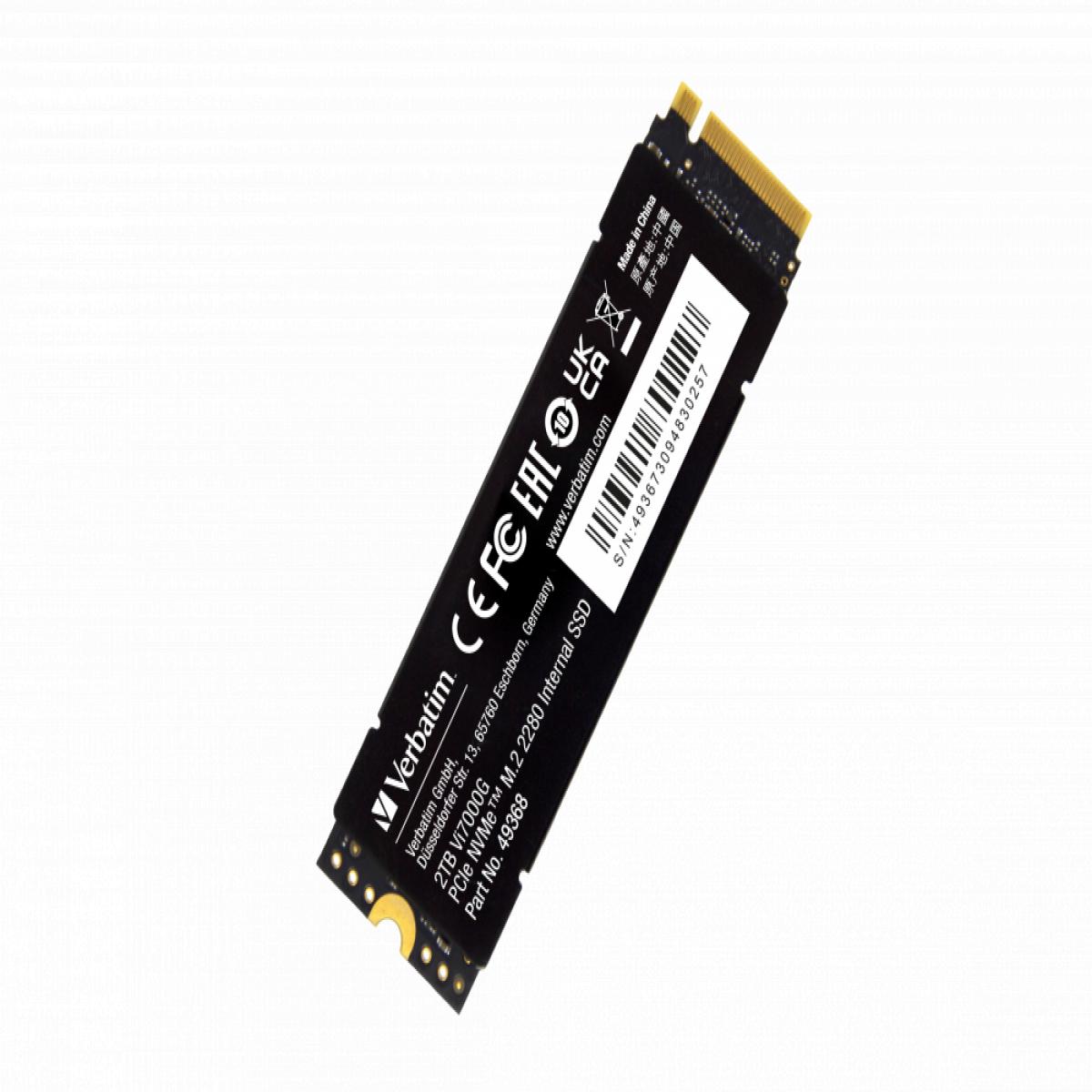 Verbatim Vi7000G PCIe NVMe M.2 SSD 2TB The Ultimate Gaming Solution