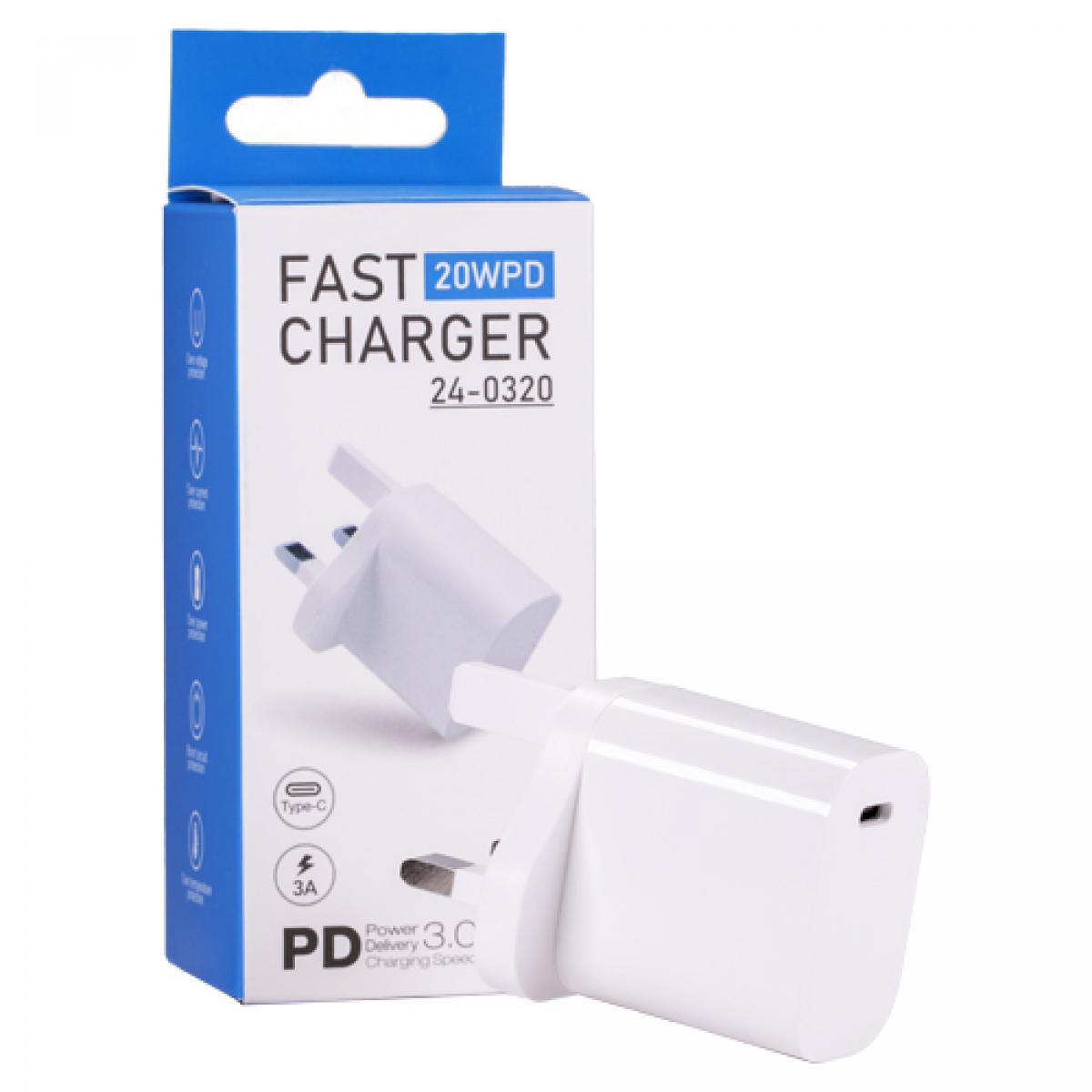 CNL UK USB-C 20W Apple Comp Charger