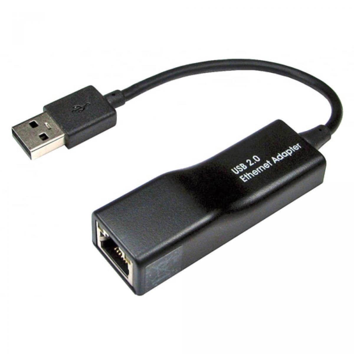 CNL USB-A RJ45 M-F 10/100 Bk