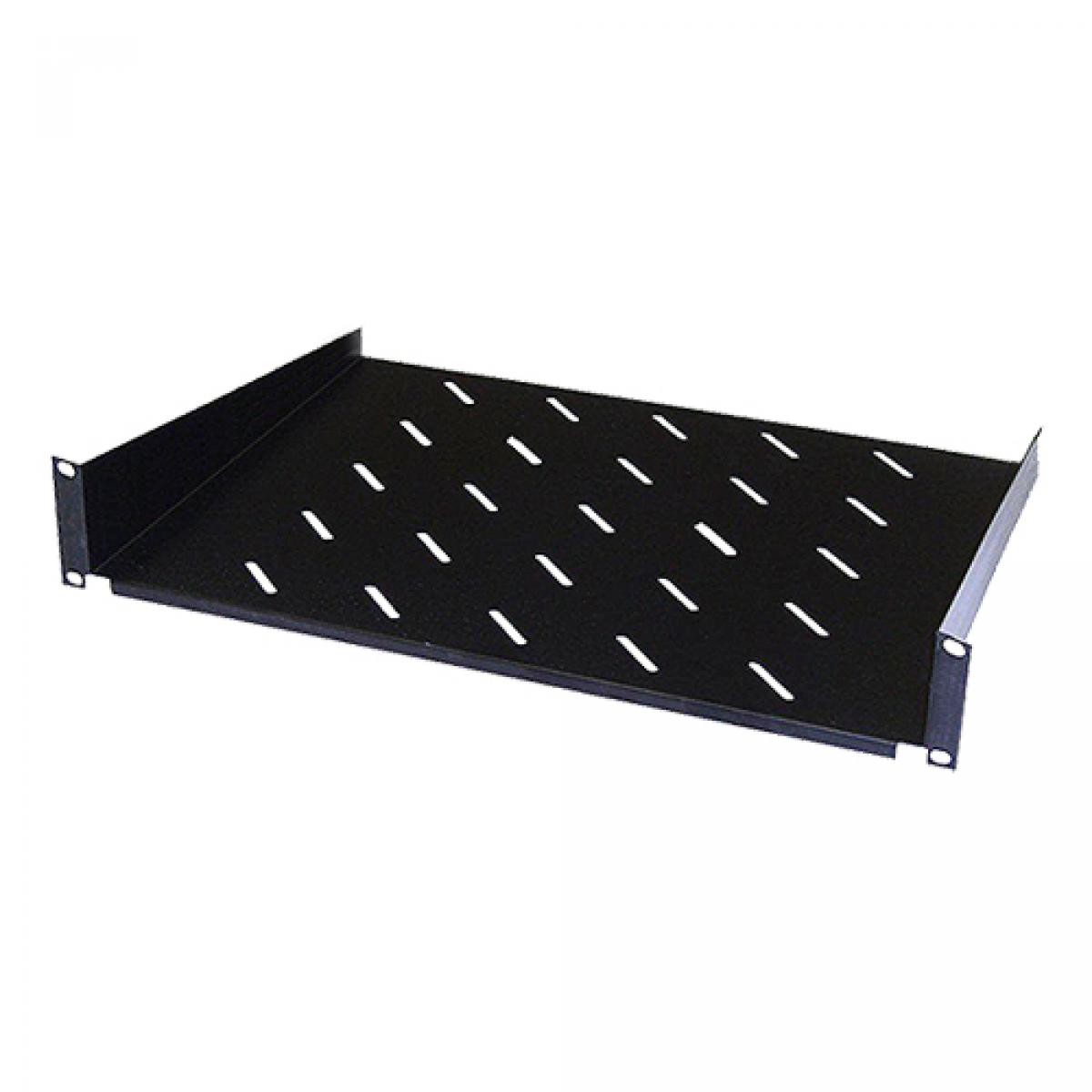 CNL 2U 300MM Cant. Vent SHELF Bk