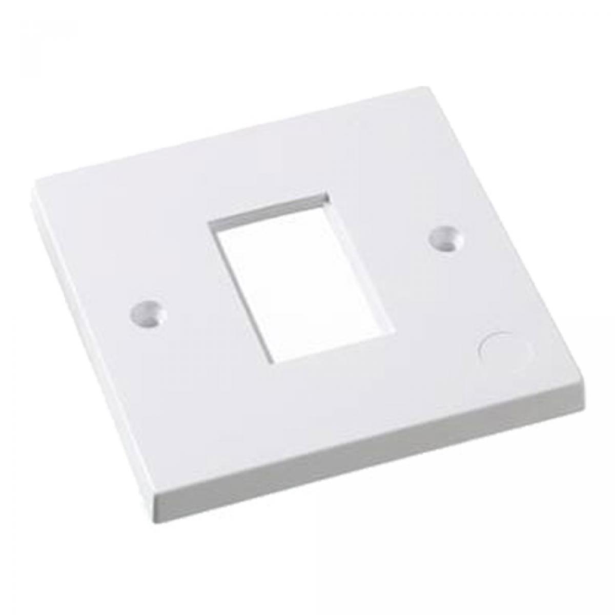 10PK 1G 1P LJ6C 25x38.5mm Fplate Wh