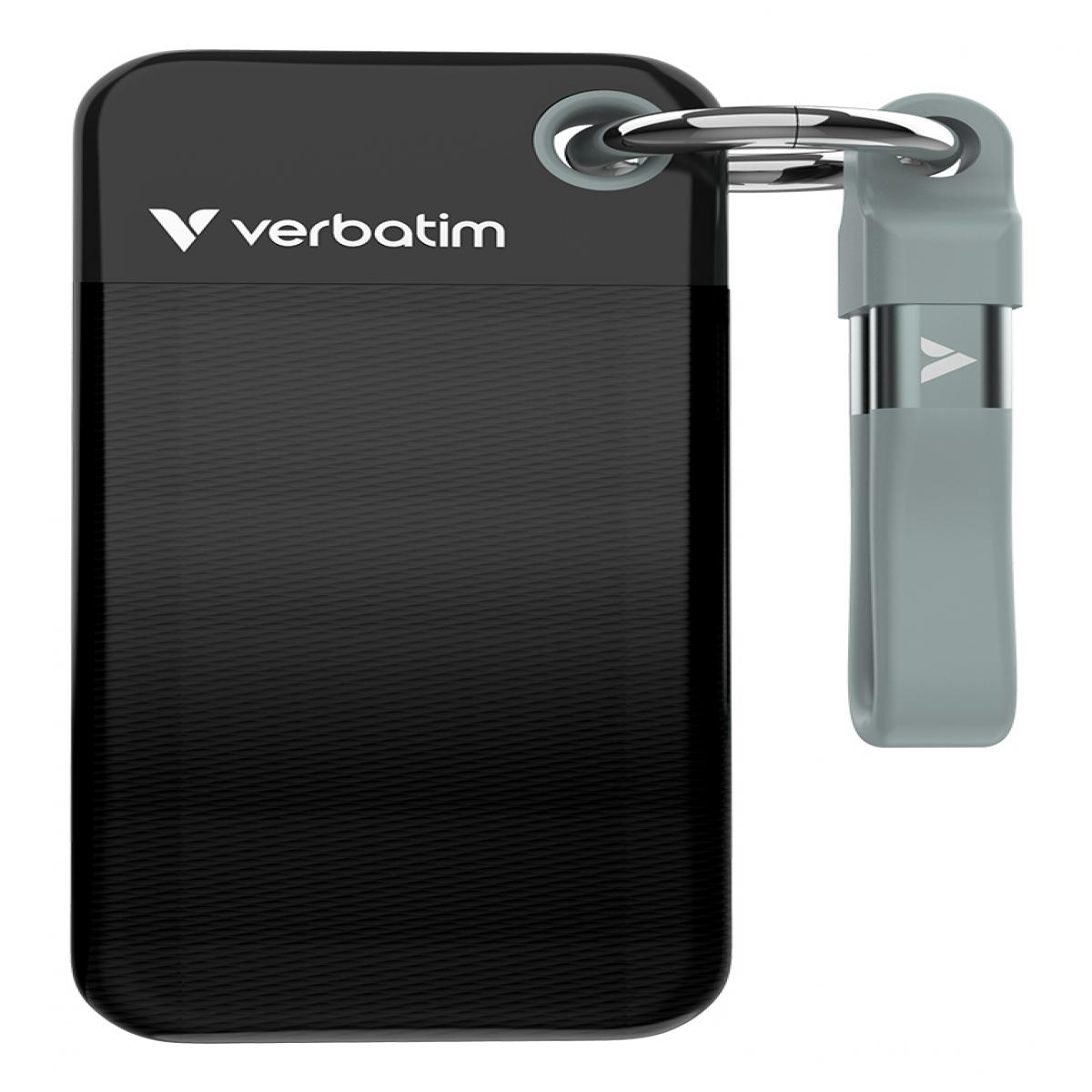 Verbatim Pocket SSD USB 3.2 Gen 2 2TB Black/Grey