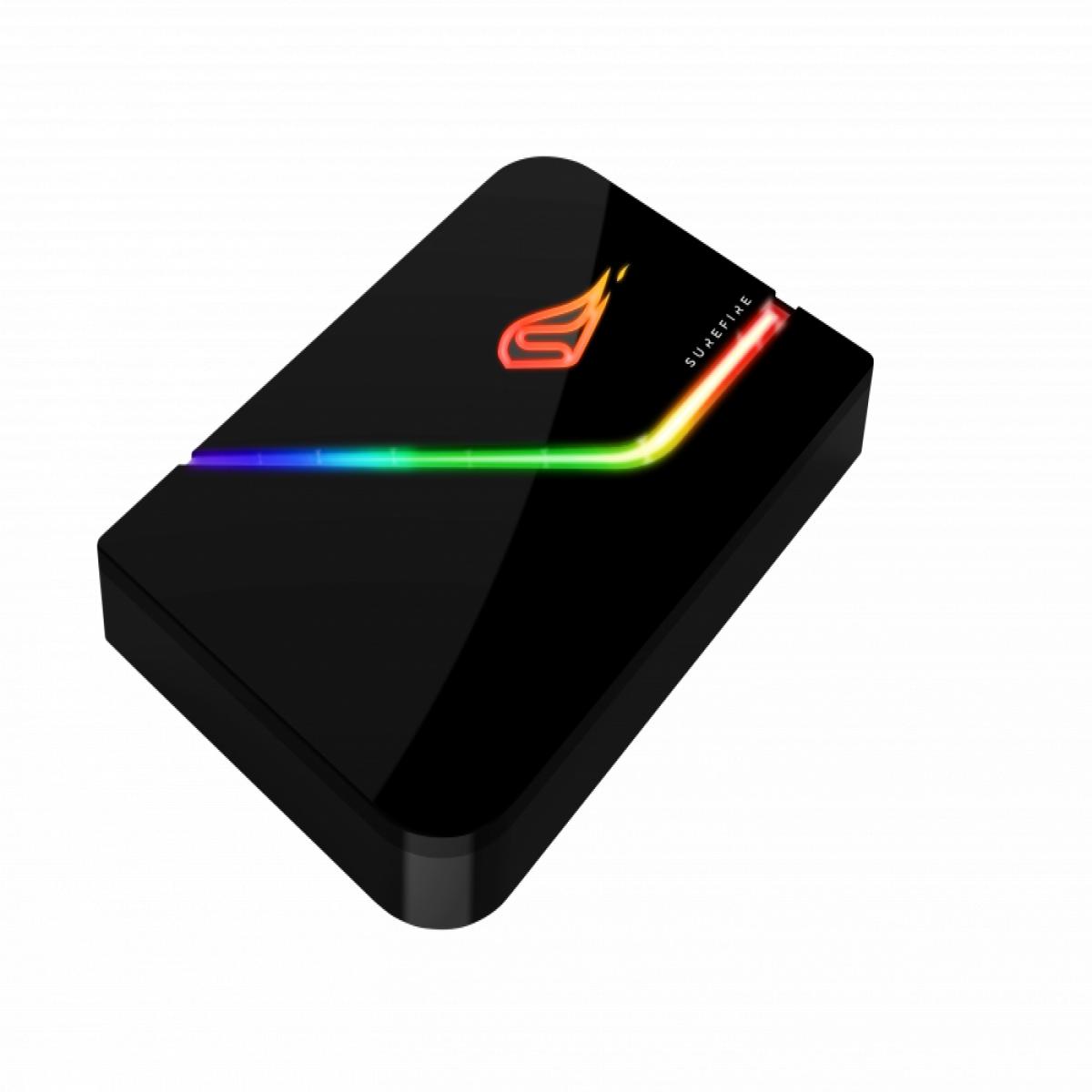 SureFire PyroDrive Gaming SSD USB 3.2 Gen 1 2TB Black