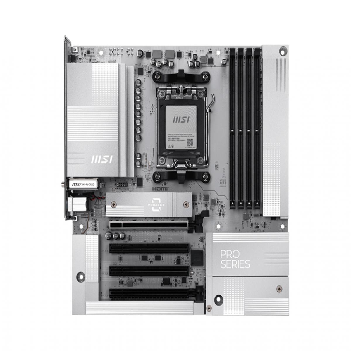 MSI AM5 PRO B850M-A WIFI PZ M-ATX AMD B850 Socket AM5 micro ATX
