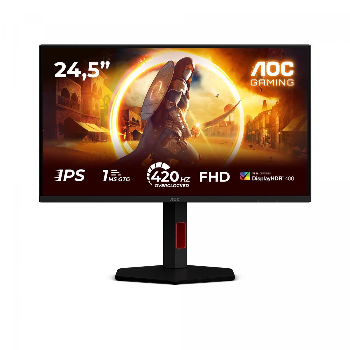 AOC G4 25G4KUR computer monitor 62.2 cm (24.5") 1920 x 1080 pixels Full HD LED Black, Red