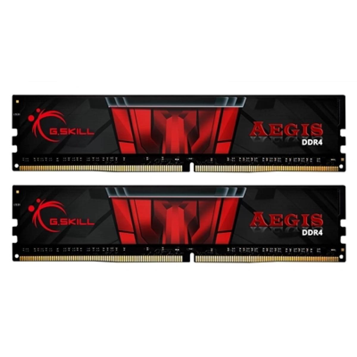 G.SKILL Aegis F4-3200C16D-16GIS 16GB (2x 8GB) DIMM System Memory, 3200MHz, DDR4, CL16