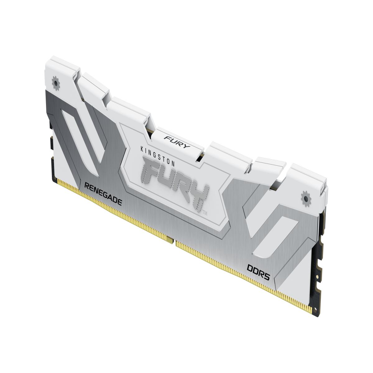 Kingston Technology FURY 24GB 8400MT/s DDR5 CL40 CUDIMM Renegade White XMP