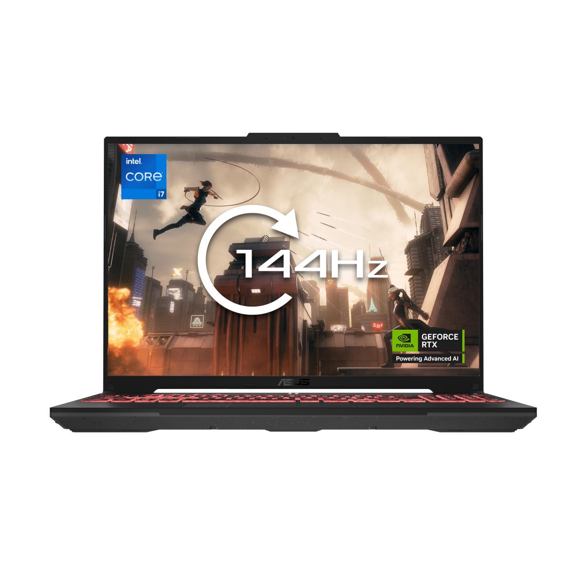 ASUS TUF Gaming F16 FX607VU-RL033W Copilot+ PC Intel® Core™ i7 i7-13620H Laptop 40.6 cm (16") WUXGA 16 GB DDR5-SDRAM 512 GB SSD NVIDIA GeForce RTX 4050 Wi-Fi 6 (802.11ax) Windows 11 Home Black, Grey