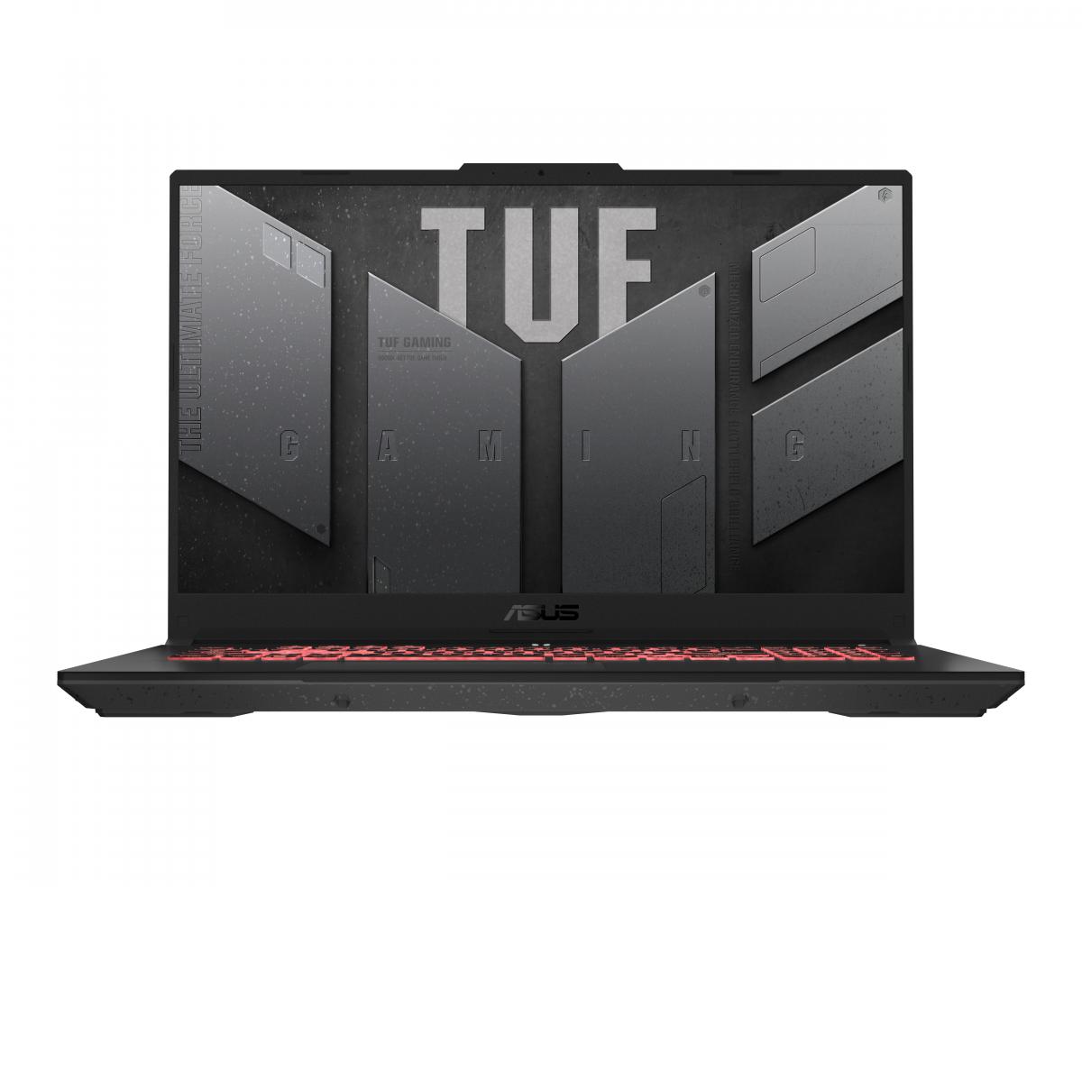 ASUS TUF Gaming A17 FA707RW-HX027W laptop AMD Ryzen™ 7 6800H 43.9 cm (17.3") Full HD 16 GB DDR5-SDRAM 1 TB SSD NVIDIA GeForce RTX 3070 Ti Wi-Fi 6 (802.11ax) Windows 11 Home Black, Grey