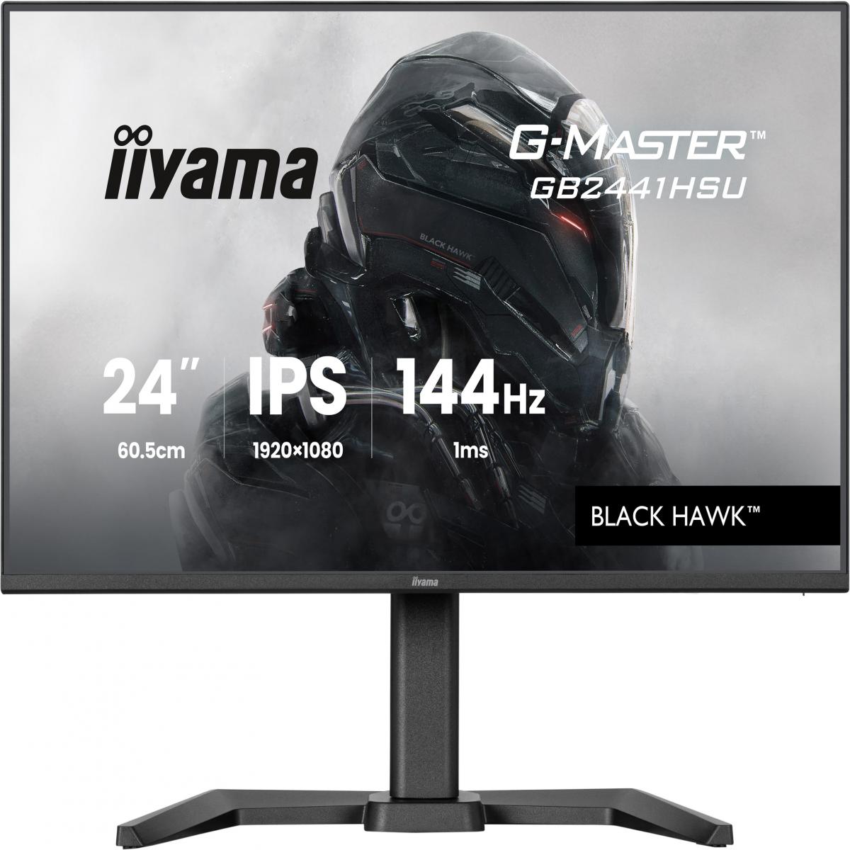 iiyama G-MASTER GB2441HSU-B1 computer monitor 60.5 cm (23.8") 1920 x 1080 pixels Full HD LED Black