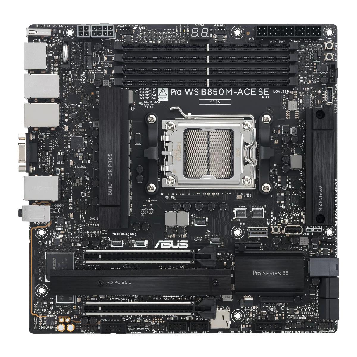 ASUS PRO WS B850M-ACE SE AMD B850 Socket AM5 micro ATX