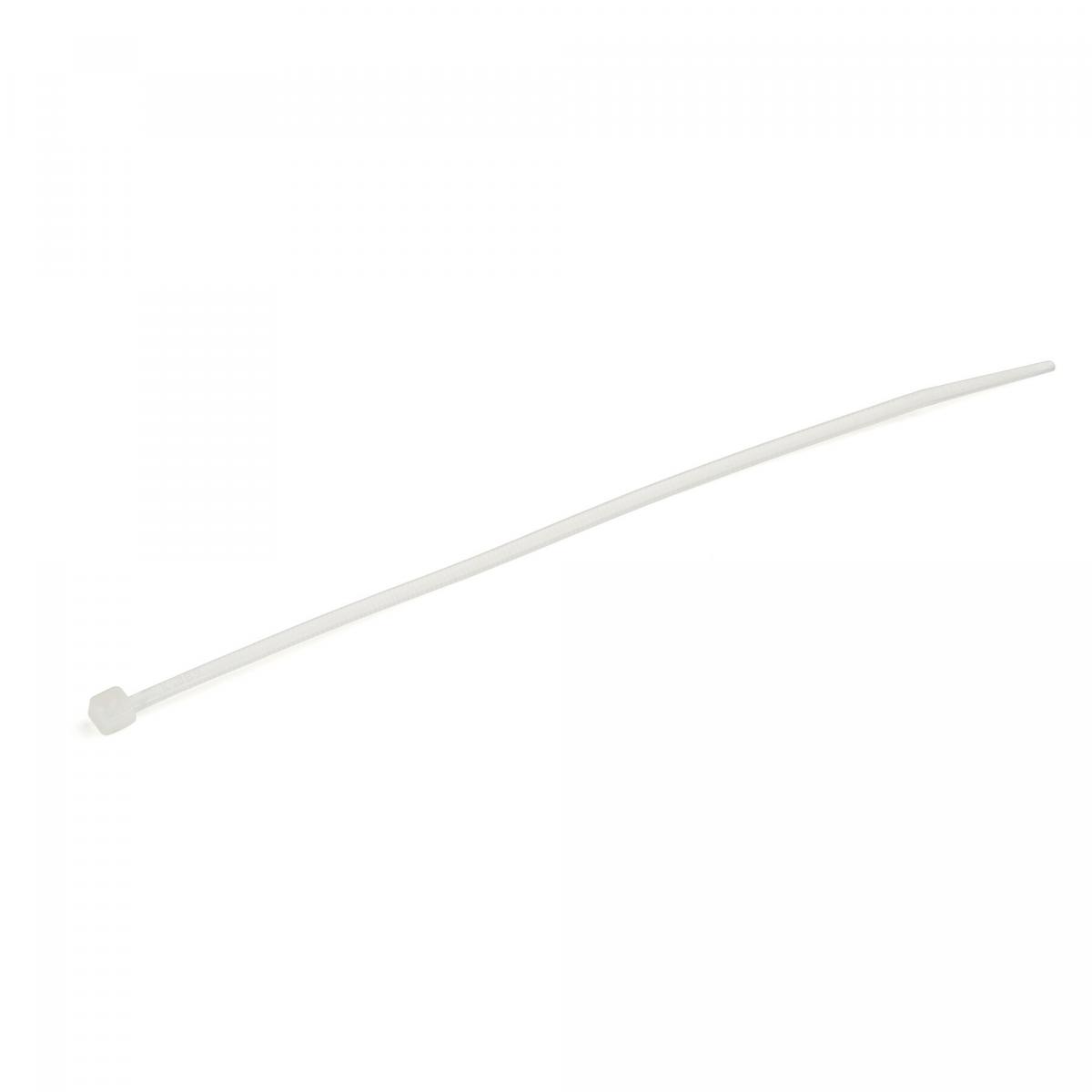 StarTech.com 6"(15cm) Cable Ties - 1/8"(3mm) wide, 1-3/8"(39mm) Bundle Diameter, 40lb(18kg) Tensile Strength, Nylon Self Locking Zip Ties w/ Curved Tip - 94V-2/UL Listed, 1000 Pack - White