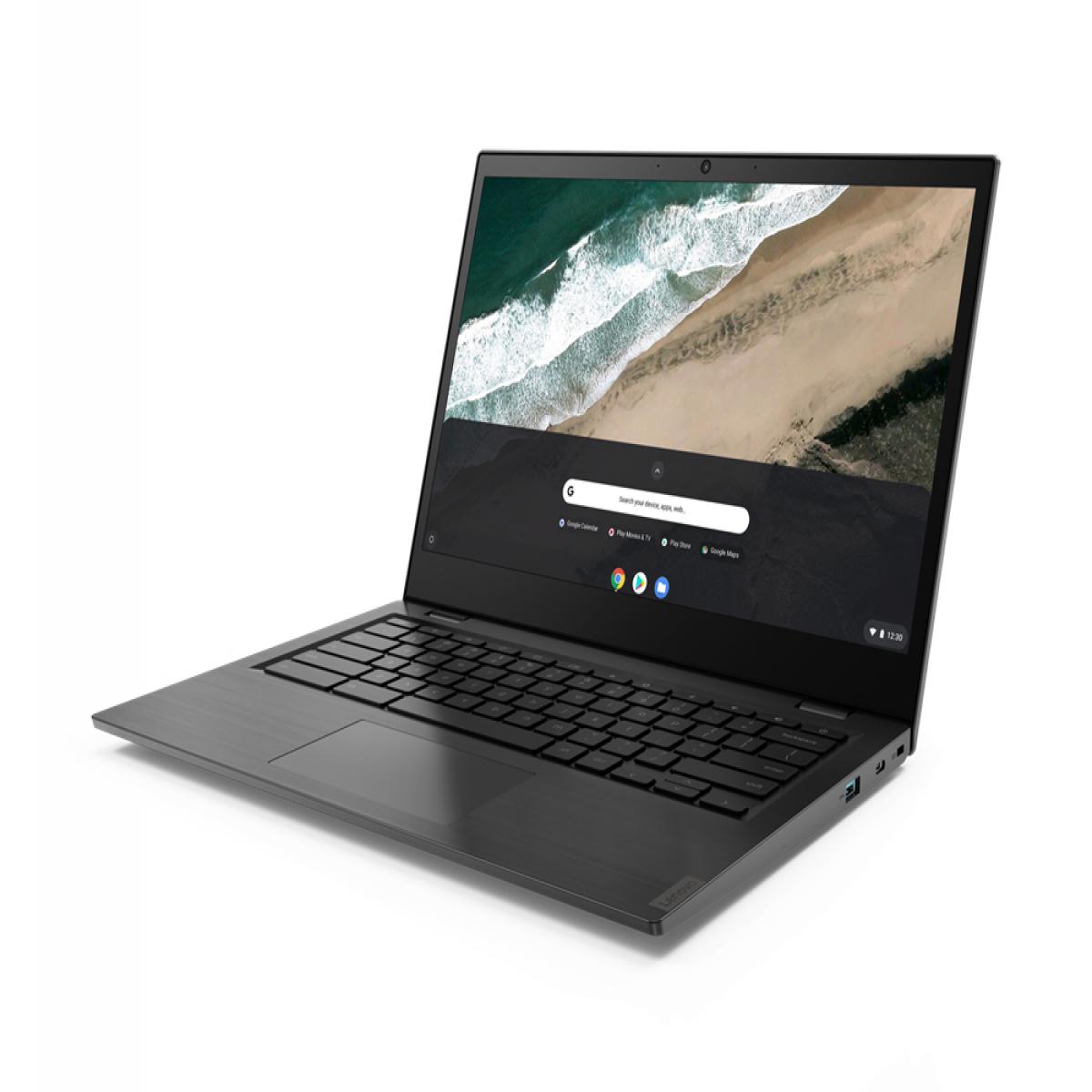 Lenovo Chromebook S345-14AST AMD A6 A6-9220C 35.6 cm (14") Full HD 4 GB DDR4-SDRAM 64 GB eMMC Wi-Fi 5 (802.11ac) ChromeOS English Grey