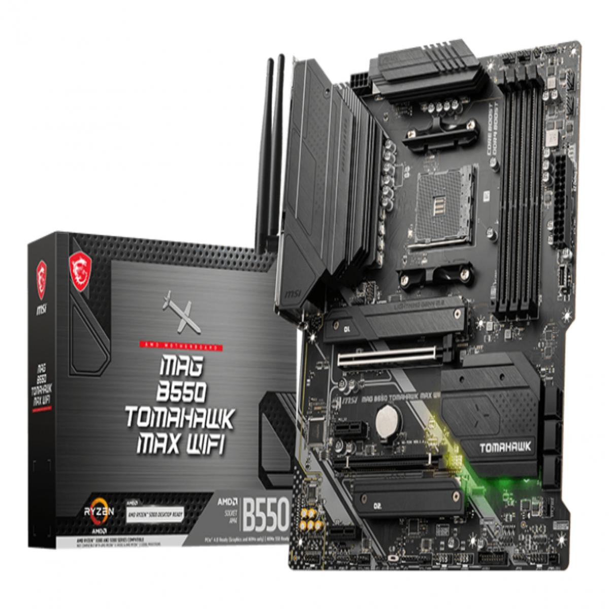 MSI MAG B550 TOMAHAWK MAX WIFI AMD B550 Socket AM4 ATX