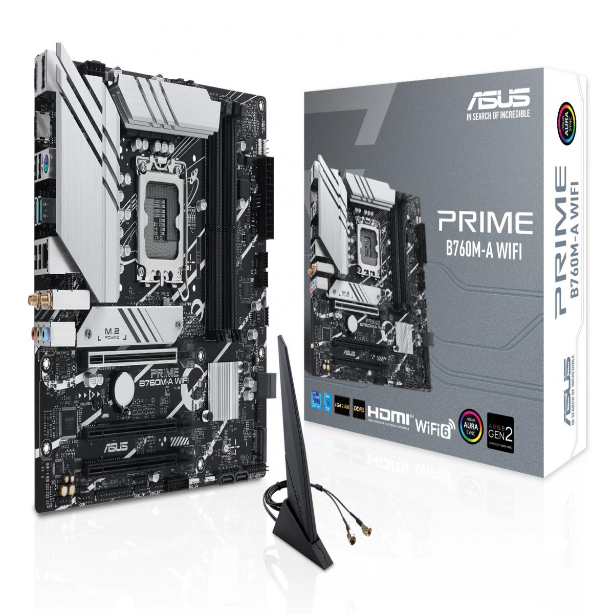 ASUS PRIME B760M-A WIFI Intel B760 LGA 1700 micro ATX