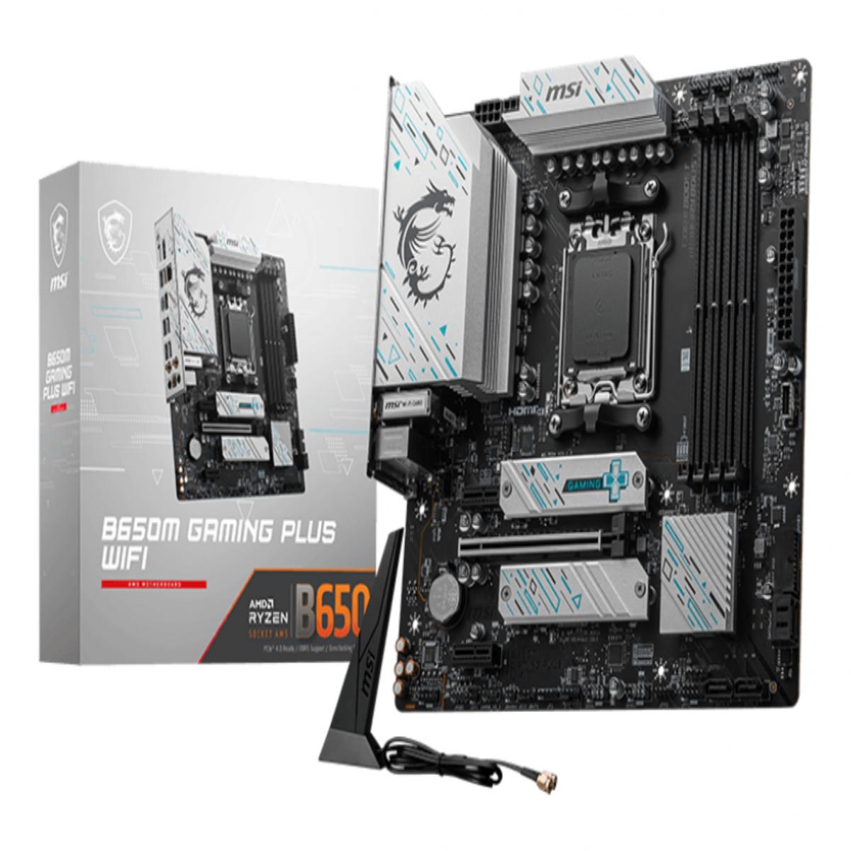 GIGABYTE B650M GAMING PLUS WIFI motherboard AMD B650 Socket AM5 micro ATX