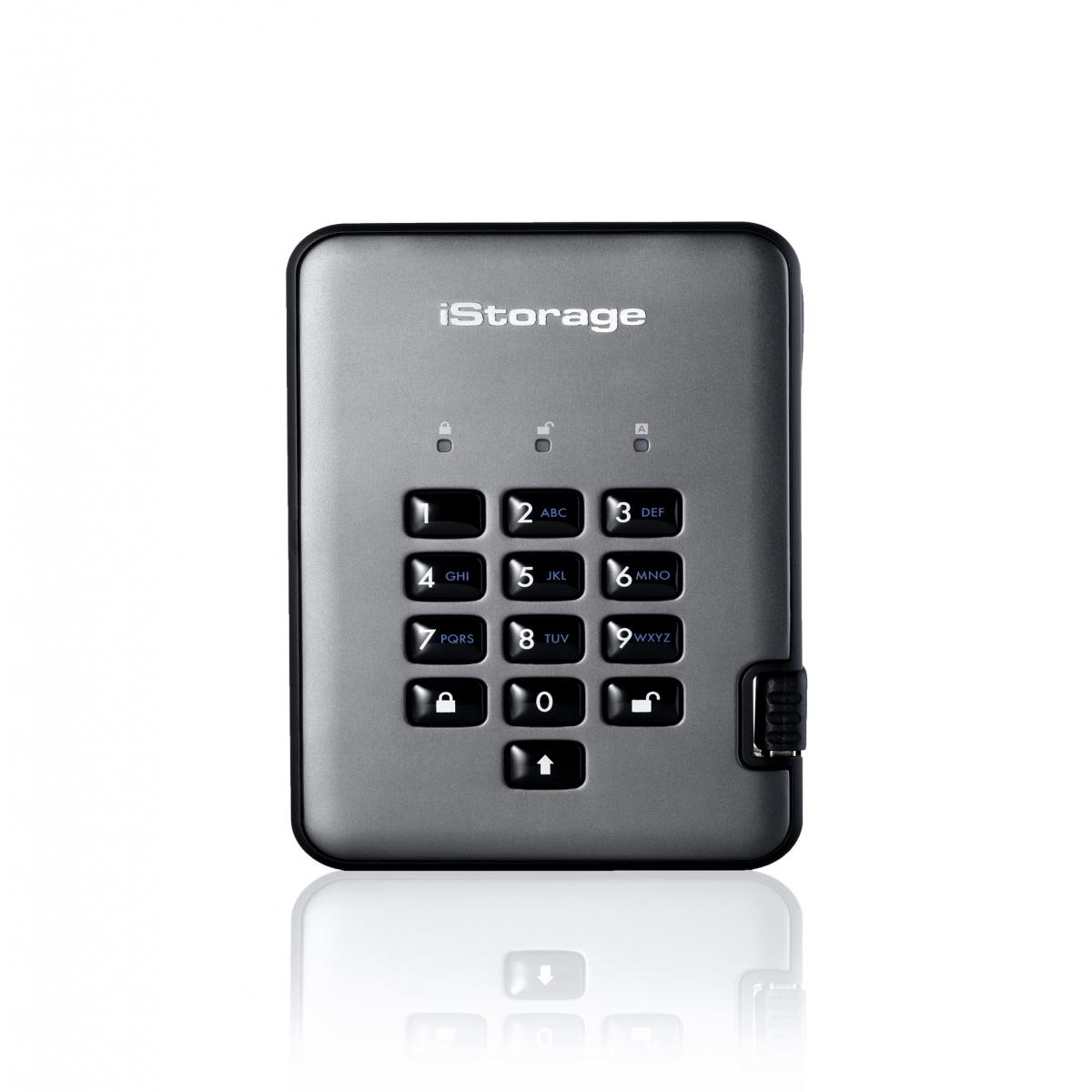 iStorage diskAshur PRO² SSD 1TB | Secure Portable Solid State Drive |FIPS 140-2 Level 3 certified | AES-XTS 256-bit Hardware Encryption | PIN protected | OS & Platform Independent |GDPR, TAA Compliant|Brute force hack defence | Dust/Water Resistant