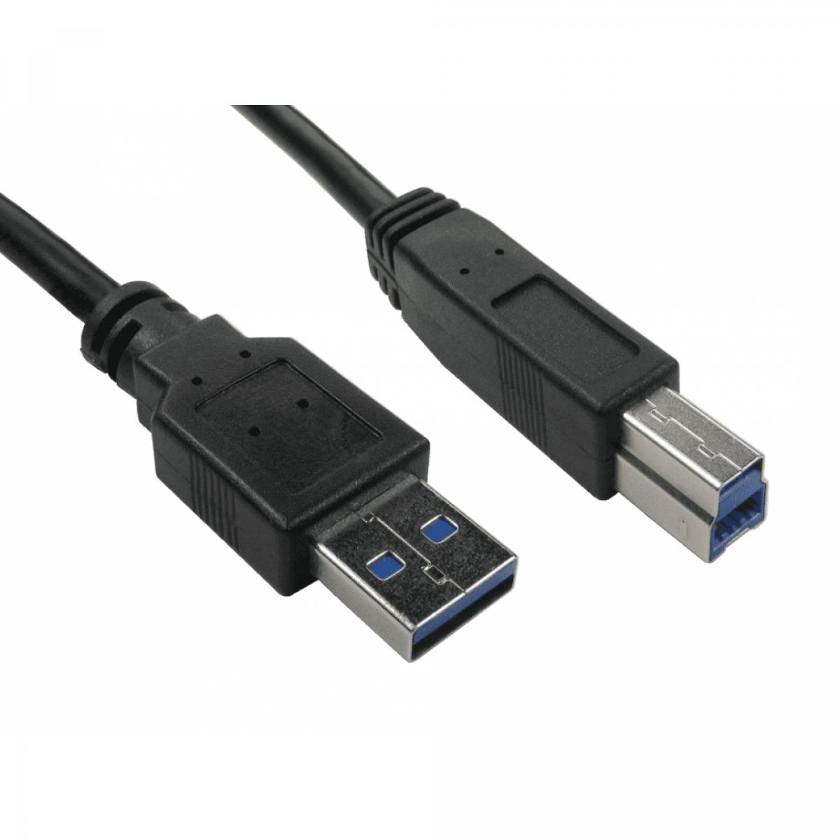 CDL 1mtr USB 3.0 A M - B M Black