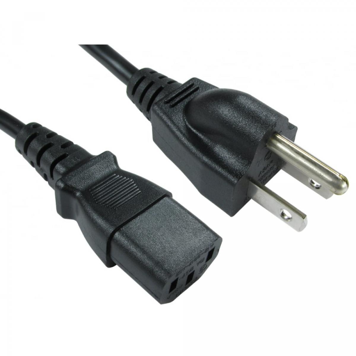 CDL 2m US Plug to C13 Mains Lead
