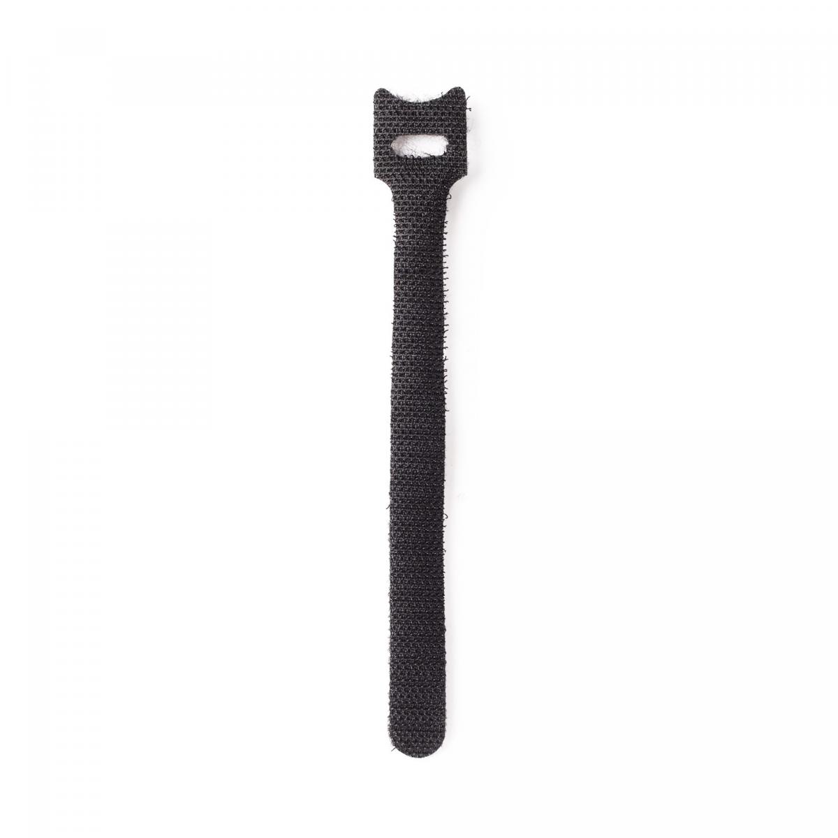 StarTech.com 6in Hook and Loop Cable Ties - 50 Pack - Black - Reusable Cable Straps - Adjustable and Flexible - Cord Organizer Tie/Wraps for Cable Management - Wire Loop Ties