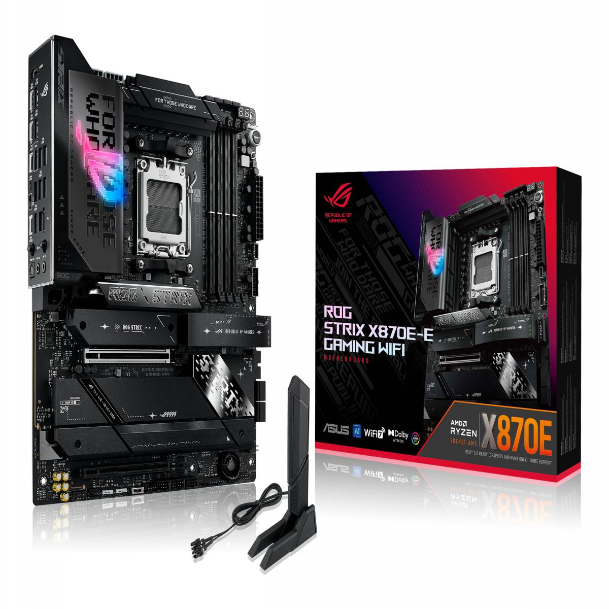 ASUS ROG STRIX X870E-E GAMING WIFI AMD X870E Socket AM5 ATX