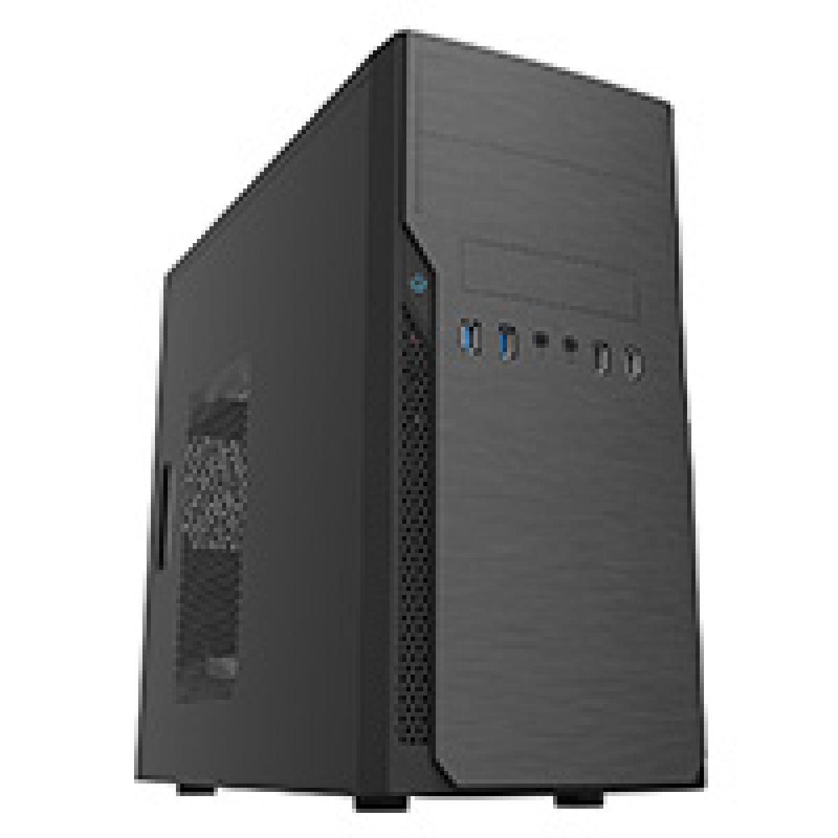 CiT Classic Black Micro ATX Case 500w PSU 
