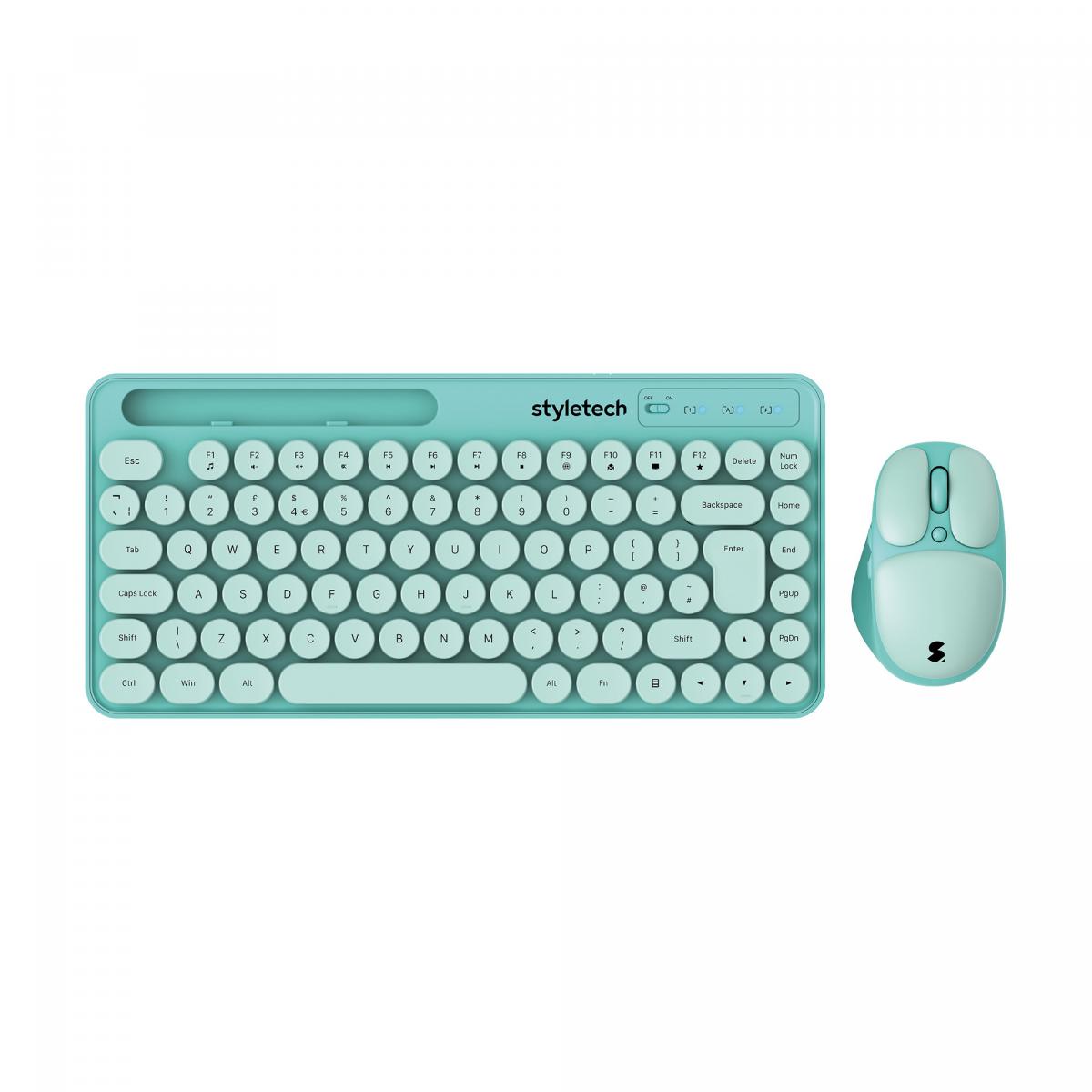 Stealth Wireless Keyboard Mouse Mint