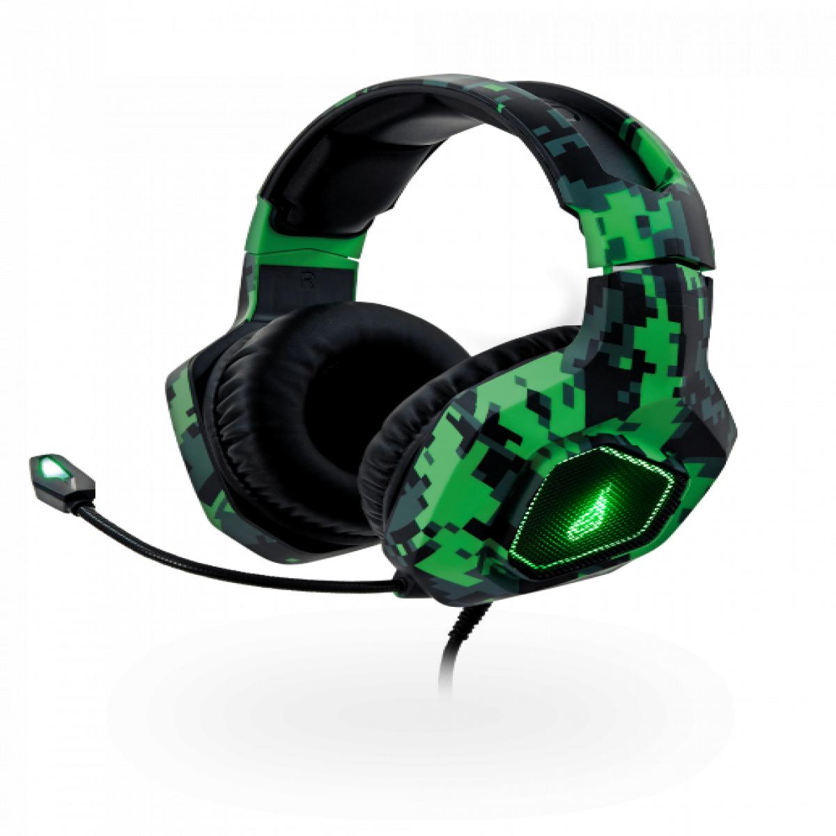 SureFire Skirmish Headset Wired Head-band Gaming USB Type-A Black, Camouflage, Green
