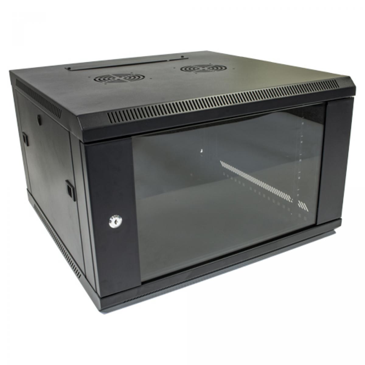 CNL 9U WCab 600mm Bk FLATPACK