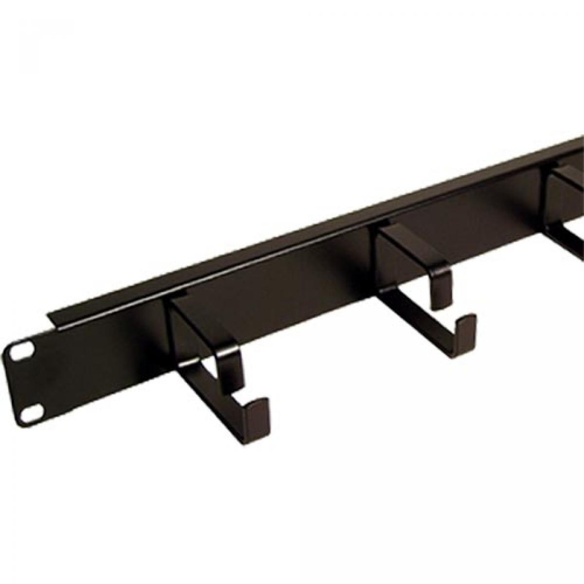 CNL 1u 5 Ring Cable Tidy 65mm Bk