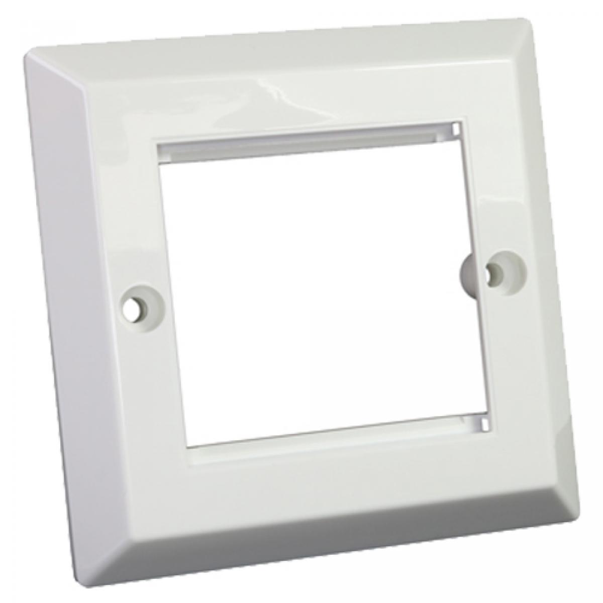 10PK 1G Bev FPlate 50x50mm Wh